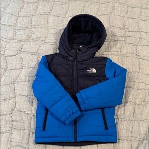 The North Face Navy and Blue Hooded Jacket